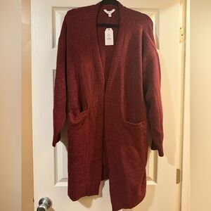 Time and Tru Tie Waist Cardigan